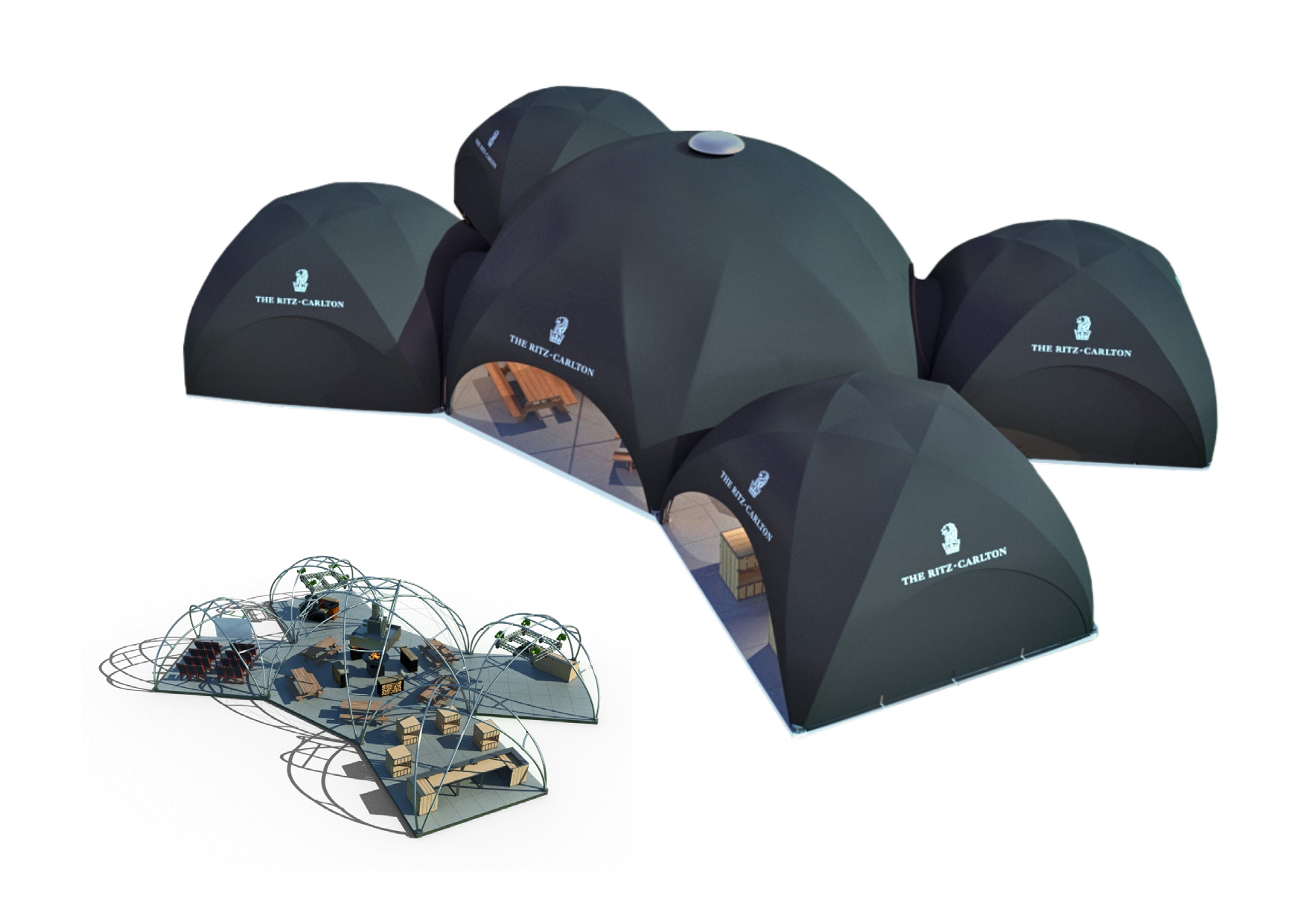Carpas y espacios Modulares